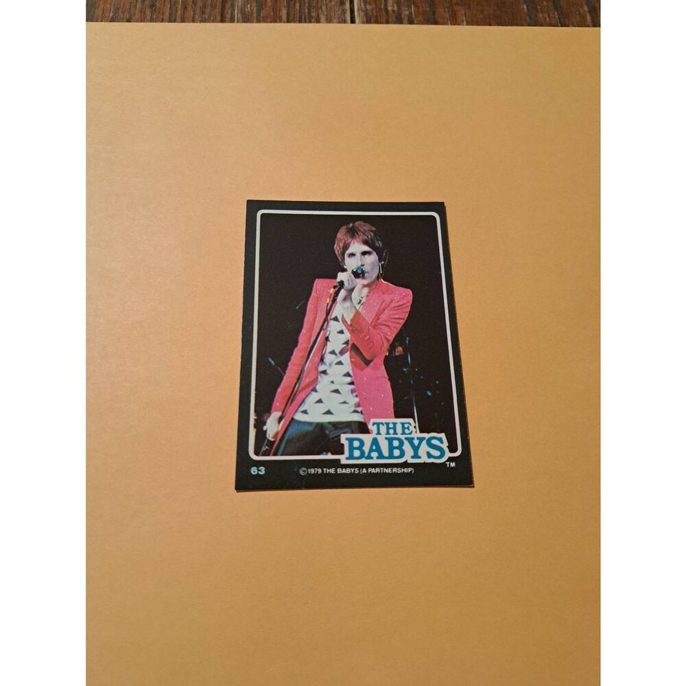 Vintage 1979 The Babys Trading Card #63 London Rock Band Collectible